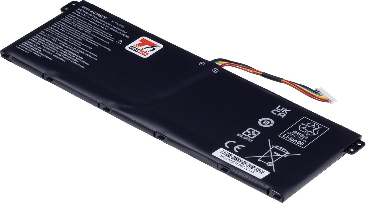 Fotografia produktu: Batéria T6 Power pre Acer Aspire A515-52, A517-51, Swift SF314-54, 3320mAh, 50,7Wh, 4cell