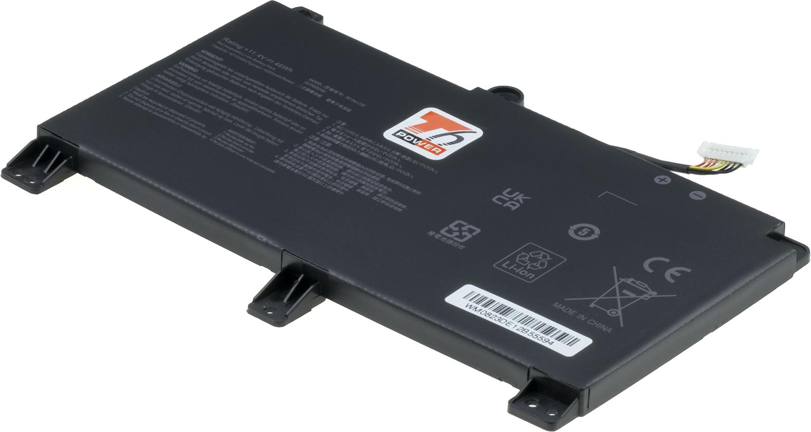 Fotografia produktu: Batéria T6 Power pre Asus ROG Strix G531GT, G731GT, G15 G512LI, 4212mAh, 48Wh, 3cell, Li-poly
