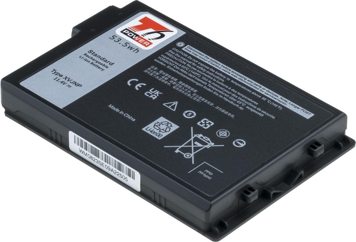 Fotografia produktu: Batéria T6 Power Dell Latitude 5430, 7330 Rugged, 4690mAh, 53,5Wh, 3cell, Li-ion