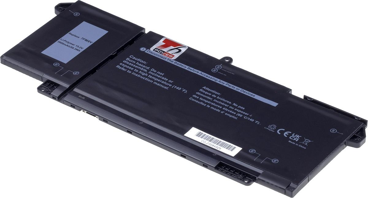 Fotografia produktu: Batéria T6 Power pre Dell Latitude 5320, 7320, 7420, 7520, 3900mAh, 59Wh, 4cell, Li-pol