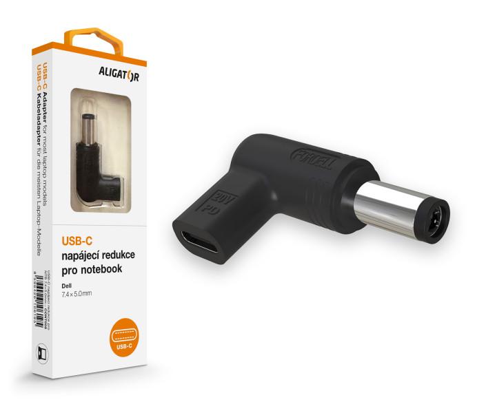 Fotografia produktu: Aligator USB-C napájacia redukcia 7,4 x 5,0 mm pre notebooky Dell