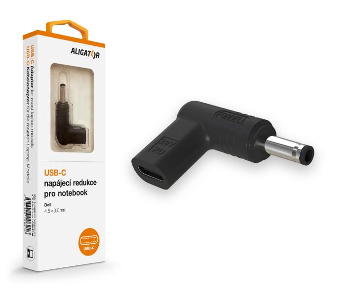Fotografia produktu: Aligator USB-C napájacia redukcia 4,5 x 3,0 mm pre notebooky Dell