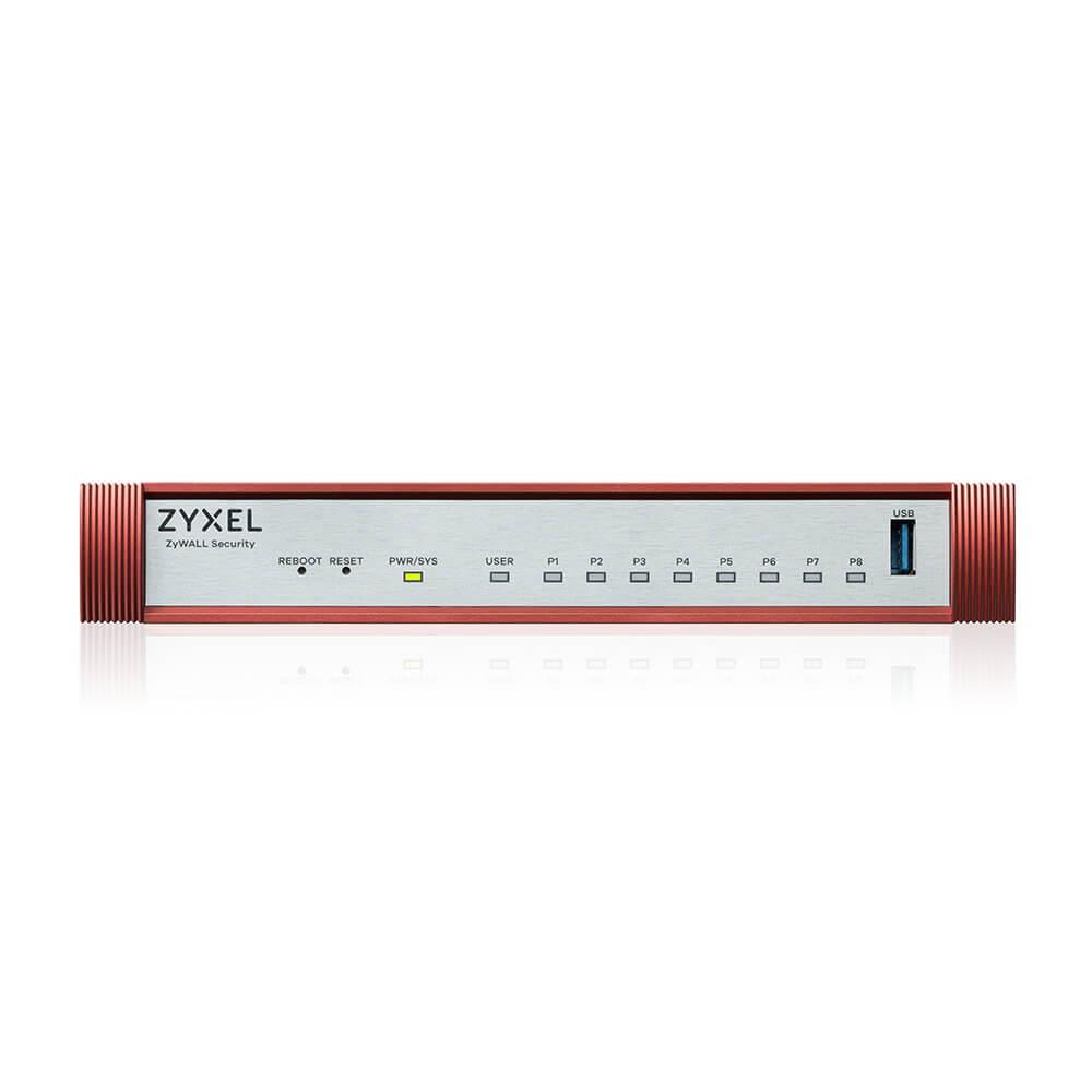 Fotografia produktu: ZYXEL USG Flex 100H, 7xGig., 1*USB, 1YR secur.