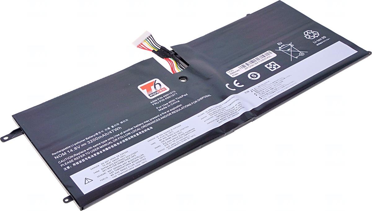 Fotografia produktu: Batéria T6 Power pre Lenovo ThinkPad X1 Carbon 1st Gen, 3200mAh, 47Wh, 4cell, Li-Pol