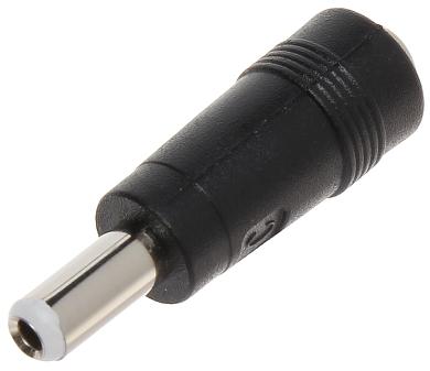 Fotografia produktu: Redukcia pre DC zdroje, konvertuje 2.1mm DC jack na 2.5mm - rovná