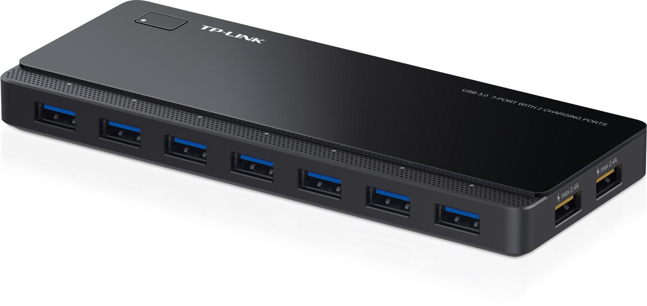 Fotografia produktu: TP-Link 7 ports USB 3.0 Hub + 2 power charge USB ports