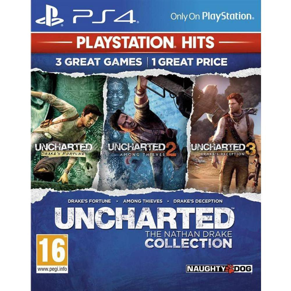 Uncharted Collection set 3 hier PS4