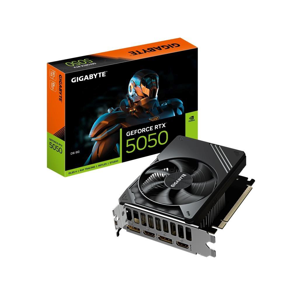 Fotografia produktu: GIGABYTE VGA NVIDIA GeForce RTX 5050 D6 8G, RTX 5050, 8G GDDR6, 2xDP, 2xHDMI