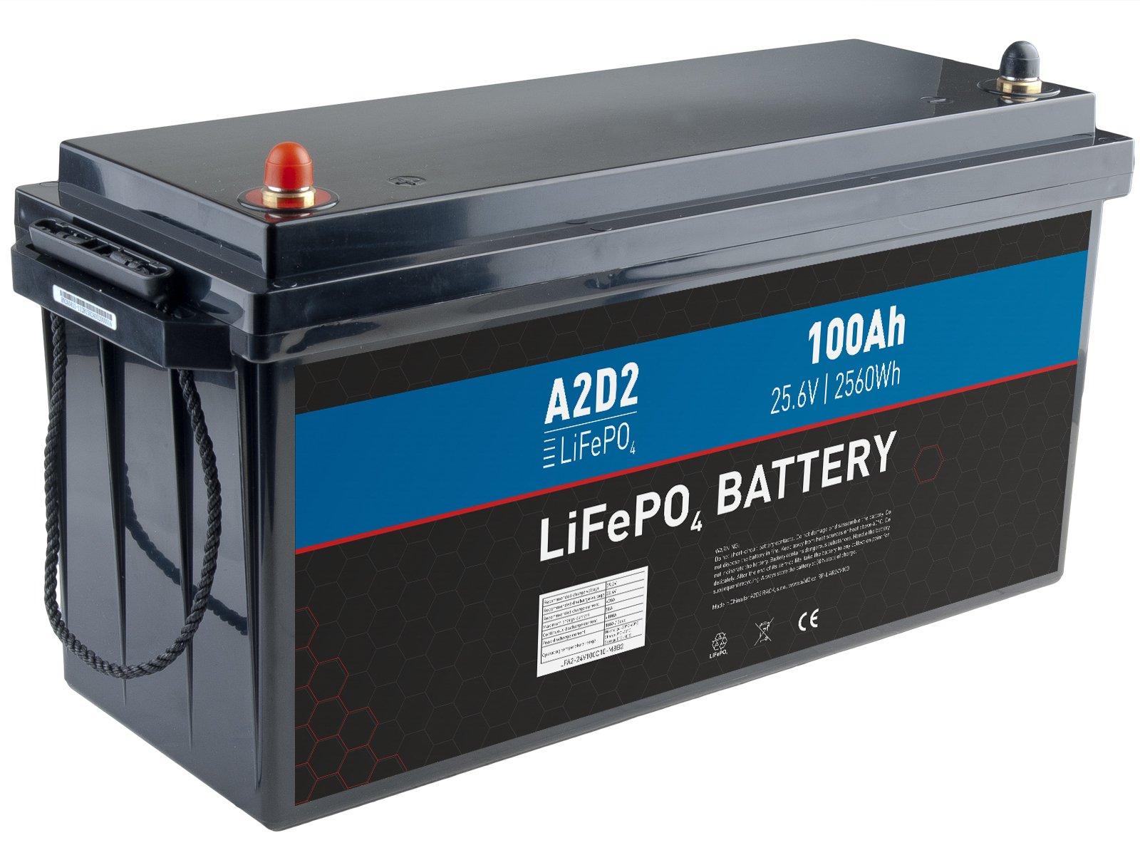 Fotografia produktu: A2D2 batéria LiFePO4 25,6V 100Ah M8
