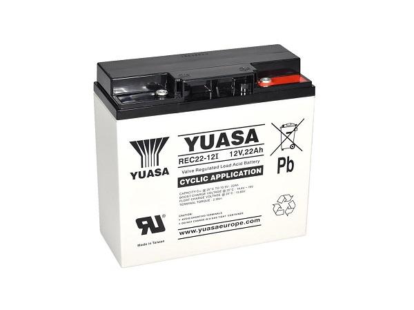 Fotografia produktu: Batéria YUASA REC22-12I (12V; 22Ah; cyklická)