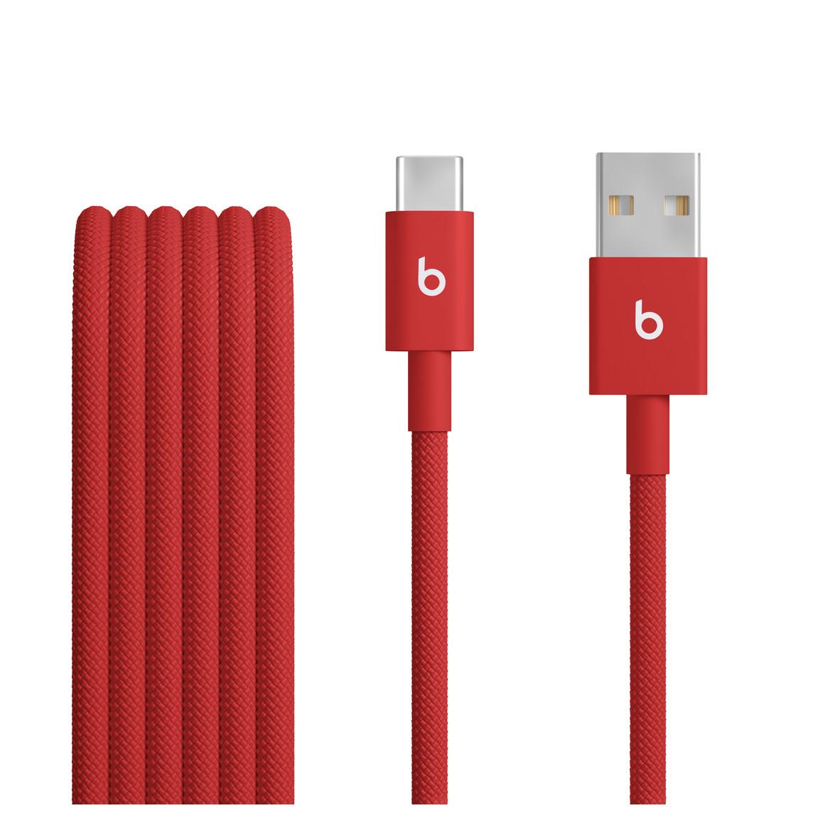 Fotografia produktu: Beats USB-A / USB-C Woven Cable (1.5m) - Rapid Red