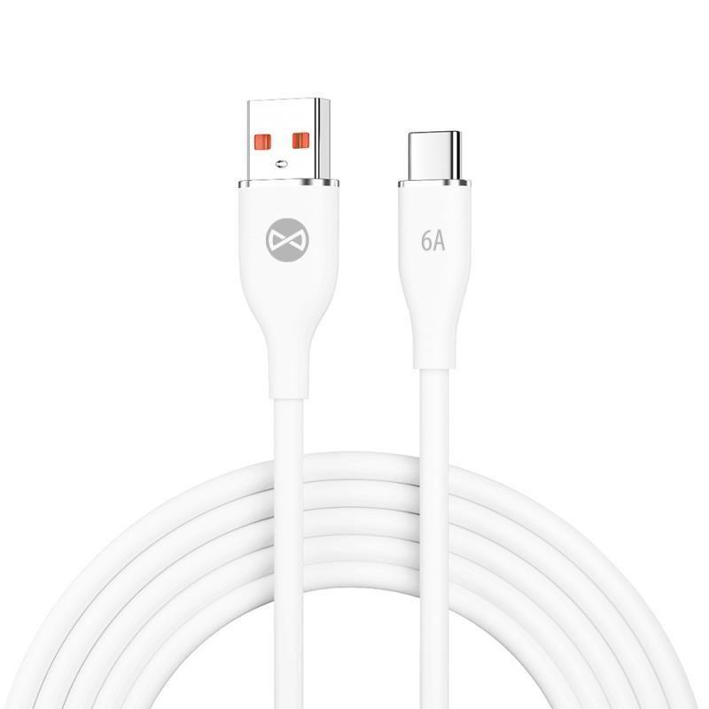 Fotografia produktu: Dátový kábel Forever USB/USB-C 1m 66W biely