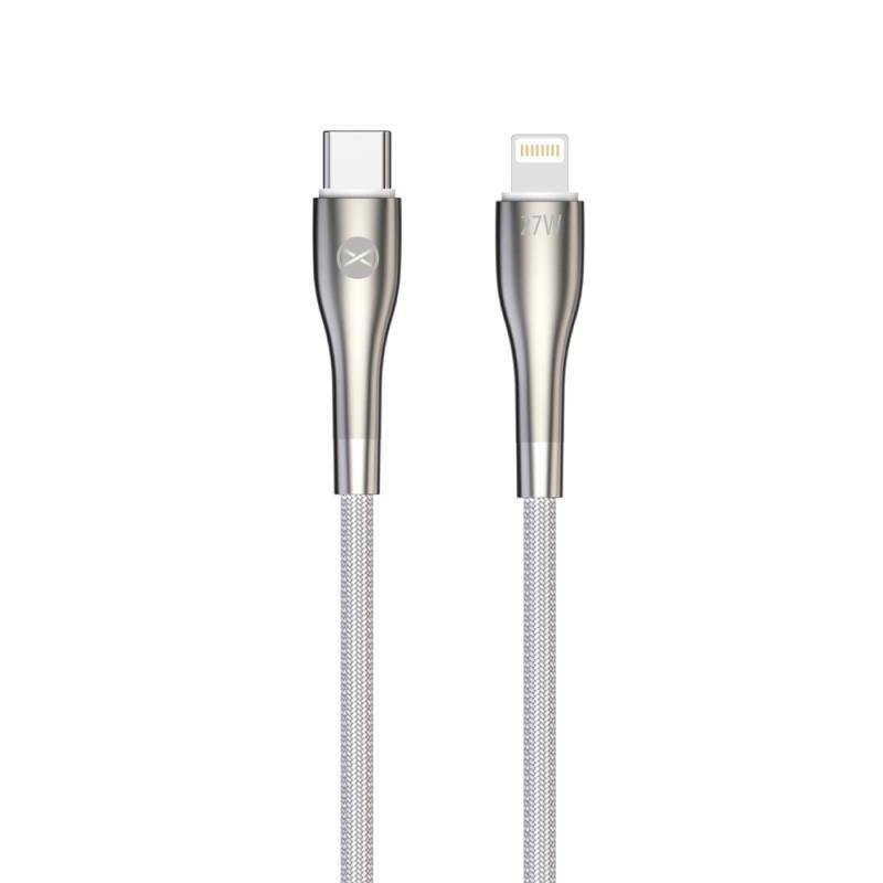 Fotografia produktu: Dátový kábel Forever USB-C/Lightning 1m 27W biely