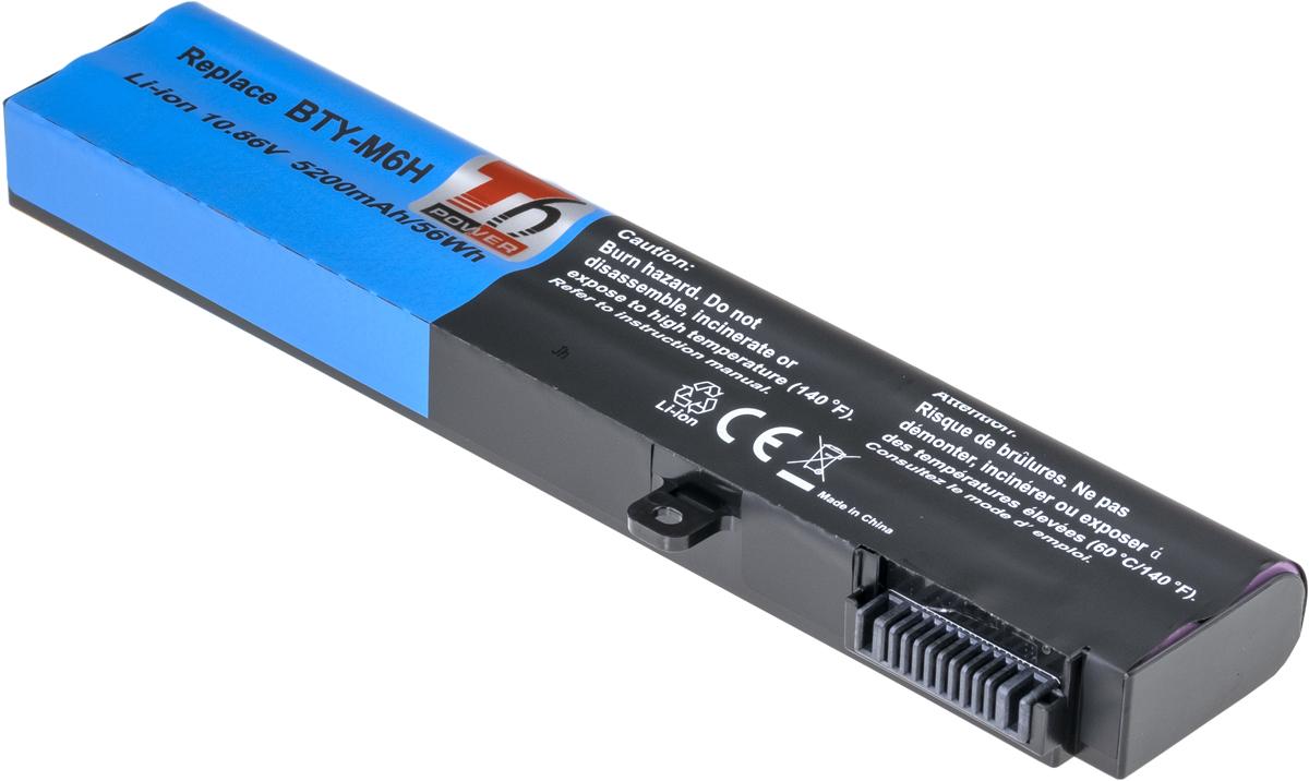 Fotografia produktu: Batéria T6 Power MSI BTY-M6H, GE62, GE72, GL72, GL73, GP62, GP72, 5200mAh, 56Wh, 6cell