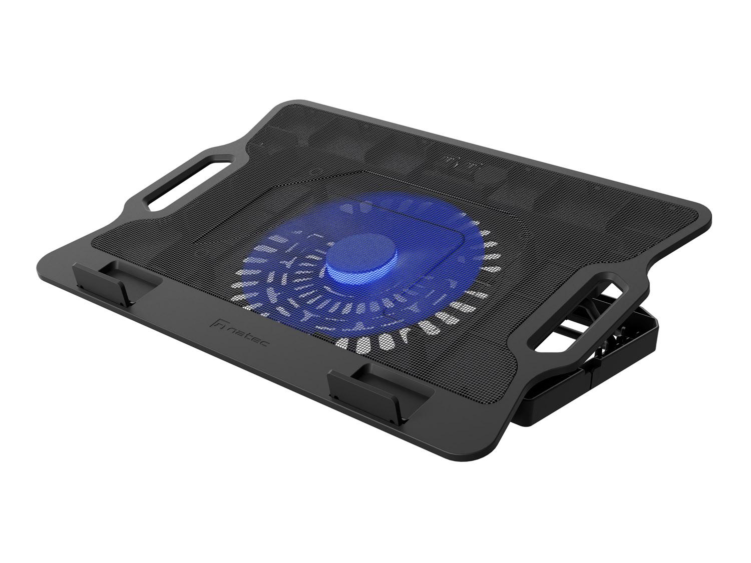 Fotografia produktu: Chladiaca podložka pre nb Natec DIPPER 2, 12,1-17,3“, LED, 1xventilátor, 2xUSB