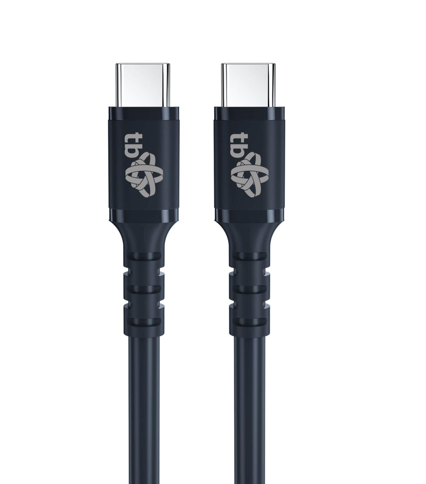 Fotografia produktu: TB USB C - USB C 60W Jelly kábel 1m čierny