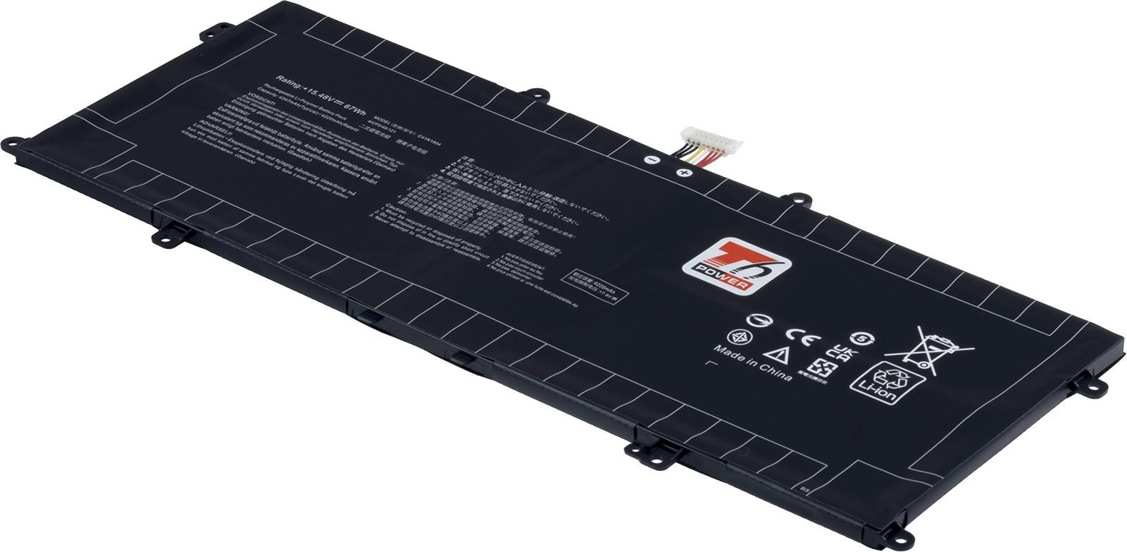 Fotografia produktu: Batéria T6 Power Asus ZenBook 13 UX325, 14 UX425, UM425, 4328mAh, 67Wh, 4cell, Li-pol