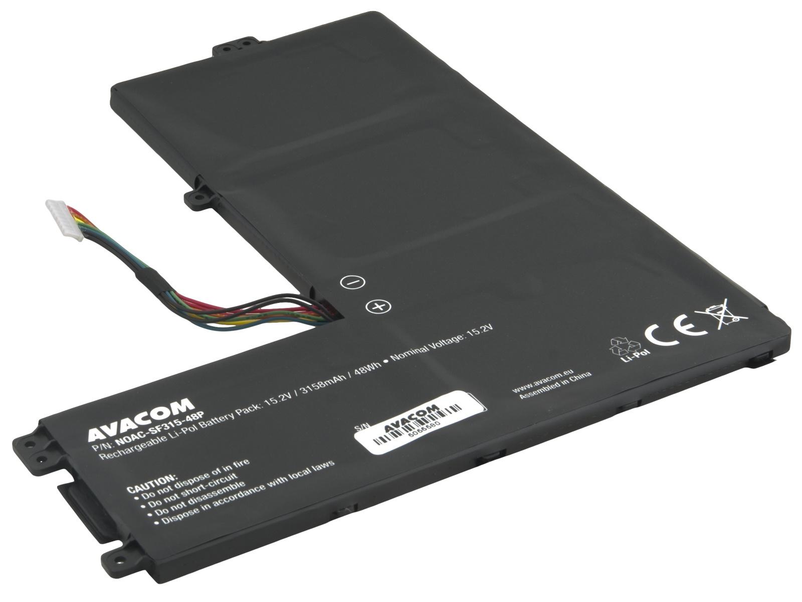 Fotografia produktu: Batéria AVACOM pre Acer Swift SF315 Li-Pol 15,2 V 3158mAh 48Wh