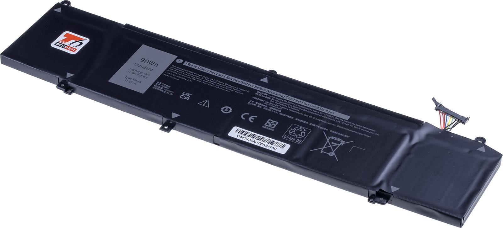 Fotografia produktu: Batéria T6 Power pre Dell Alienware m15, m17, G5 5590, G7 7590, 7790, 7900mAh, 90Wh, 6cell, Li-pol
