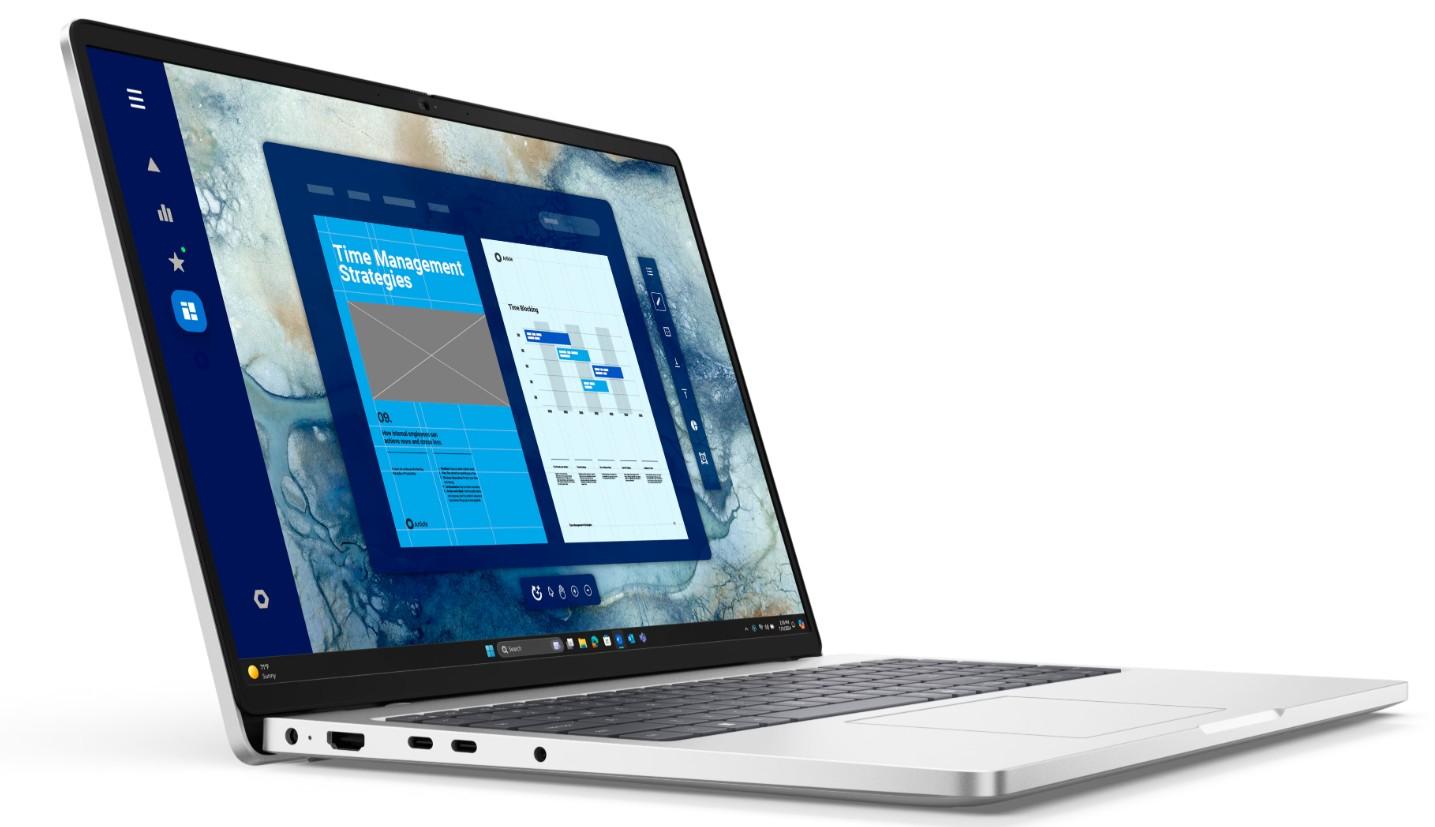 Fotografia produktu: Dell Pre 16/PC16250/U5-235U/16"/WUXGA/16GB/512GB/4C-iGPU/W11P/Platinum/3RNBD