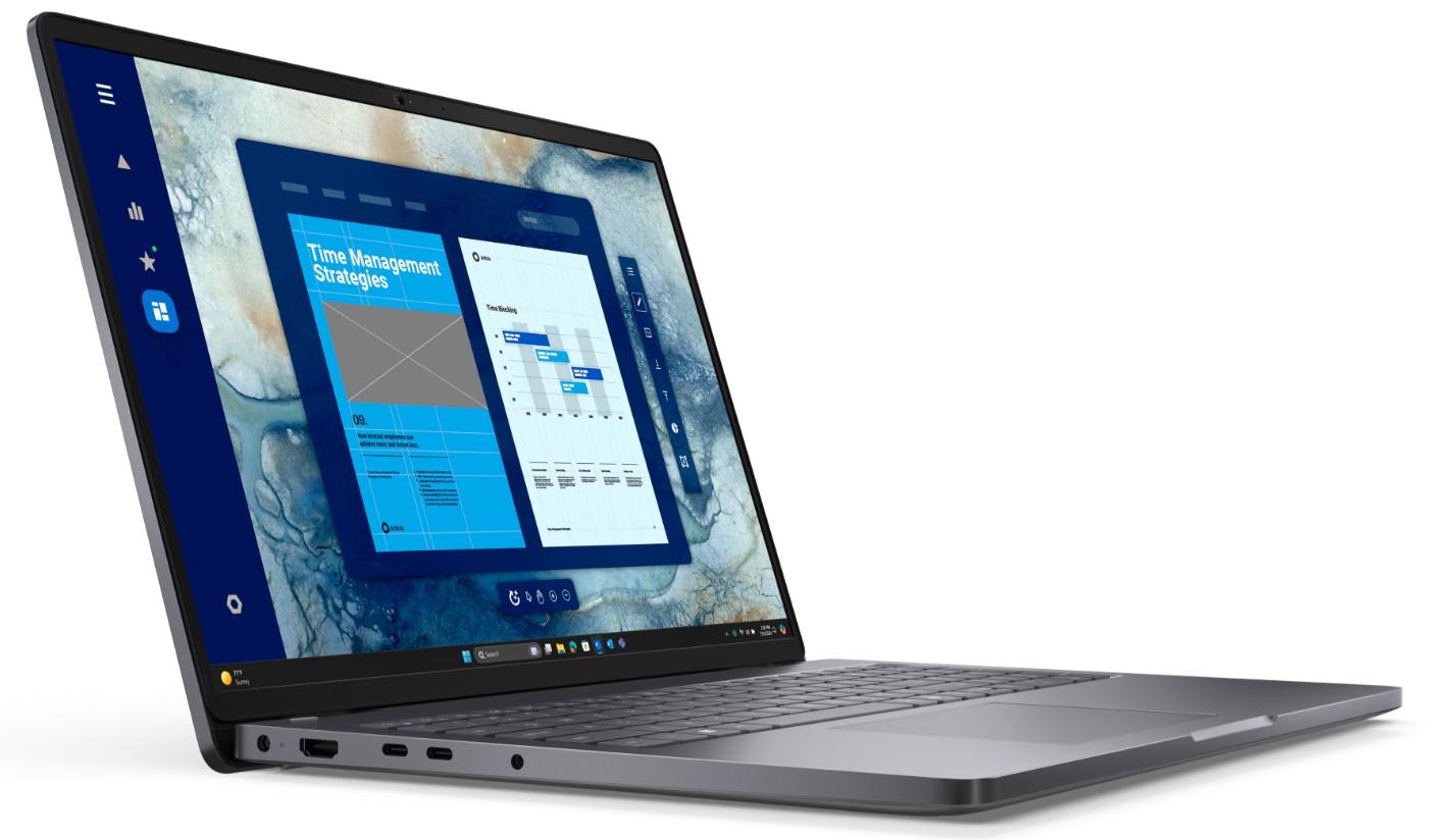 Fotografia produktu: Dell Pro 16/PC16250/5-120U/16"/WUXGA/8GB/512GB/Iris Xe/W11P/Black/3R NBD