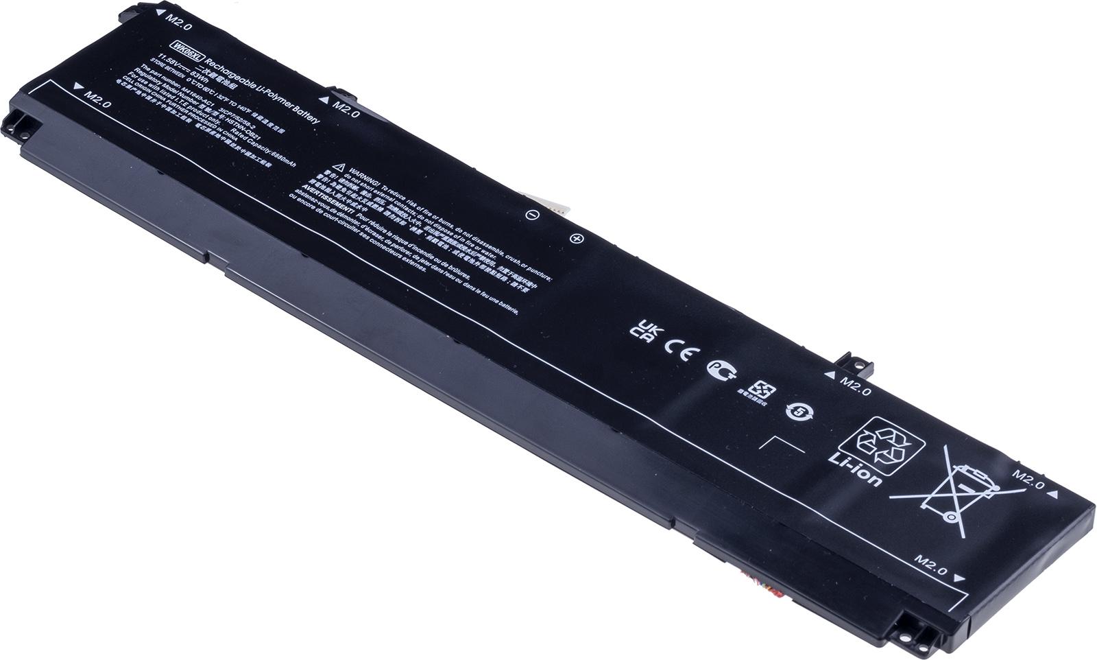 Fotografia produktu: Batéria T6 Power HP Omen 17-ck0000, 16-b0000, Victus 16-r0000,7168mAh, 83Wh, 6cell, Li-pol