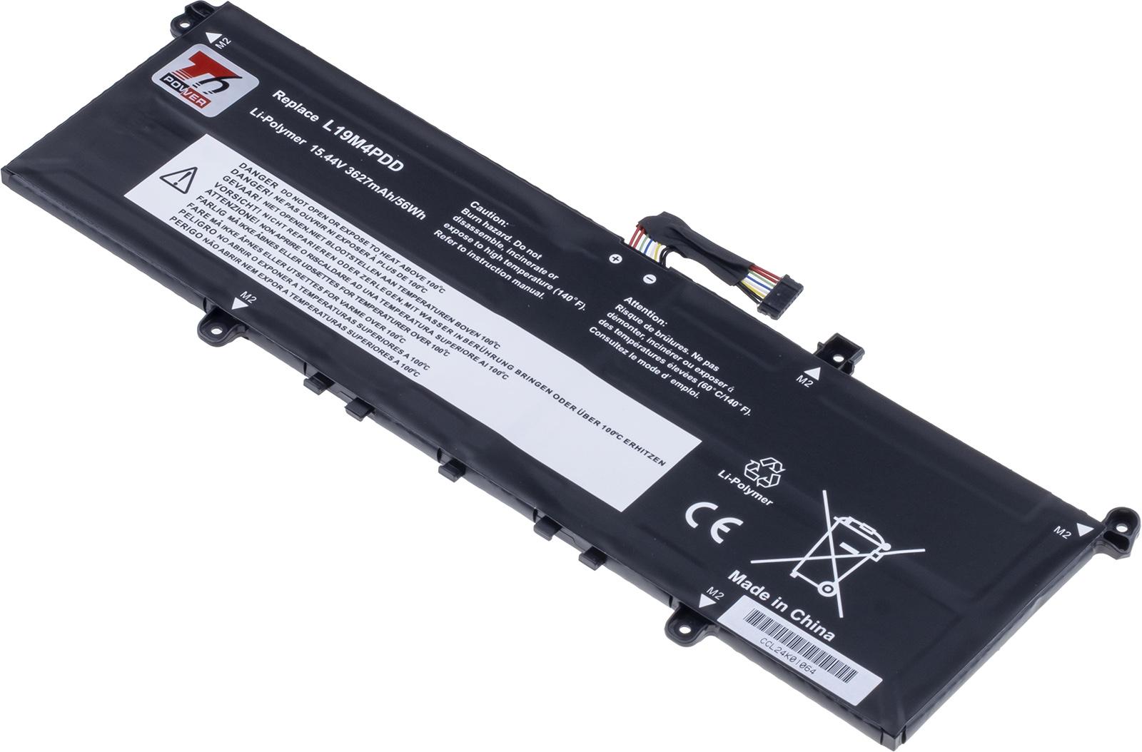 Fotografia produktu: Batéria T6 Power Lenovo ThinkBook 13s G2, 13s G3, 14s G2, 3627mAh, 56Wh, 4cell, Li-pol