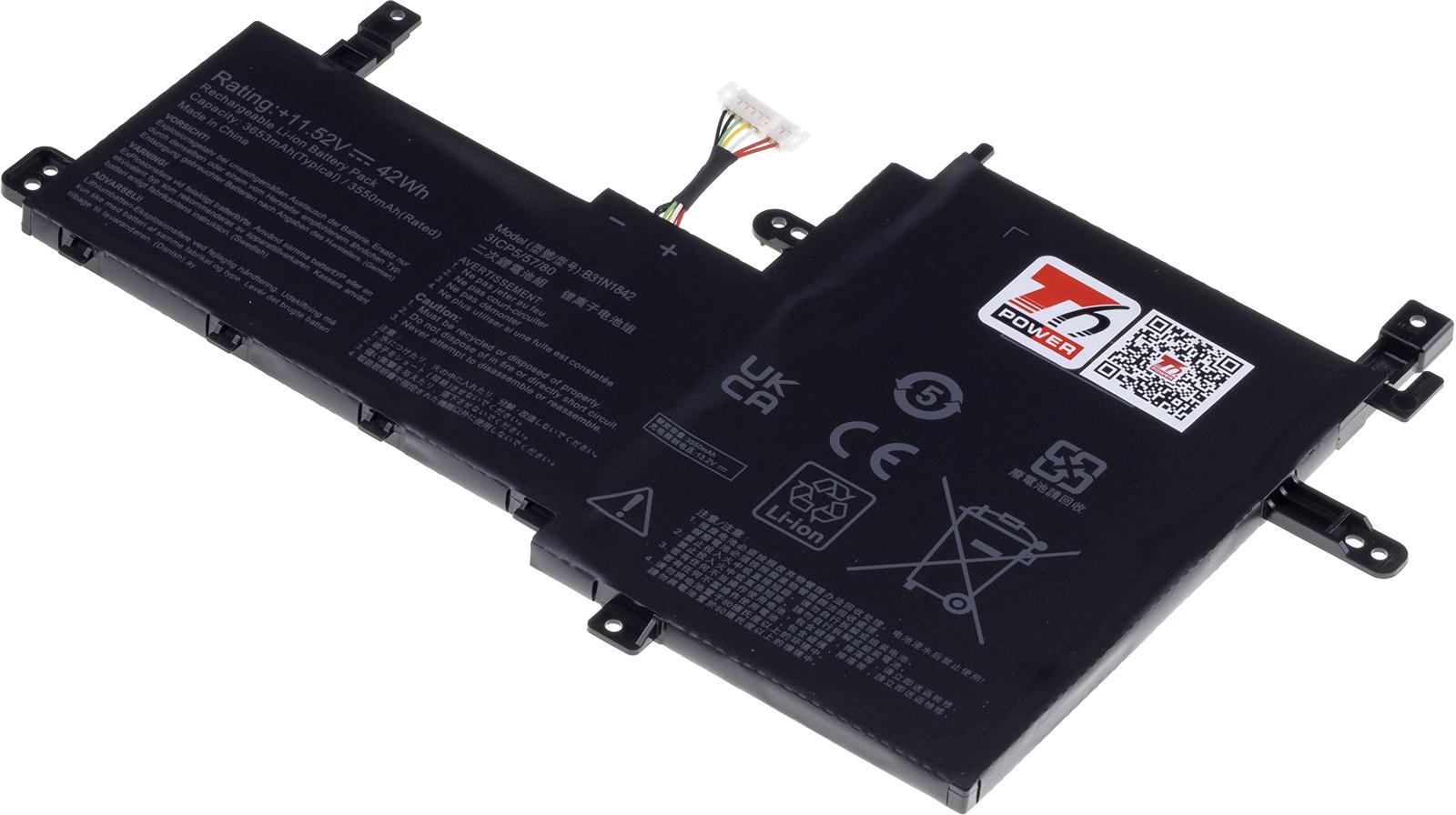 Fotografia produktu: Batéria T6 Power pre Asus VivoBook X513, X531, S513, S531F, F513, K513, 3639mAh, 42Wh, 3cell, Li-pol