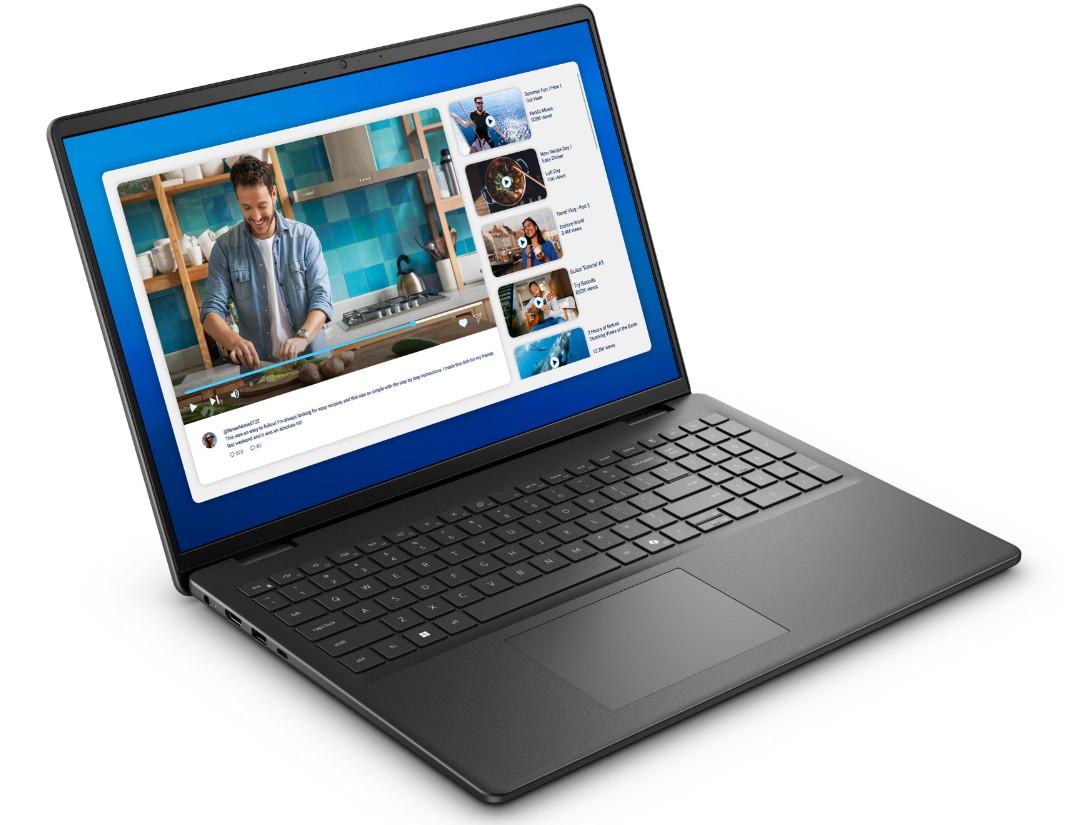 Fotografia produktu: Dell 16/DC16250/5-120U/16"/WUXGA/16GB/512GB/Iris Xe/W11P/Black/3R NBD