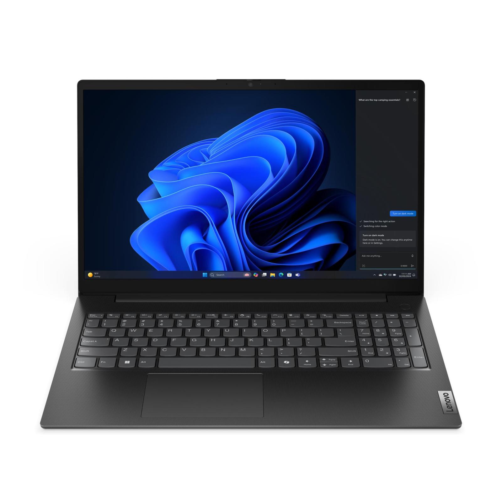 Fotografia produktu: Lenovo V/V15 G5 IRL/5-210H/15,6"/FHD/8GB/512GB/Intel int/W11P/Black/2R