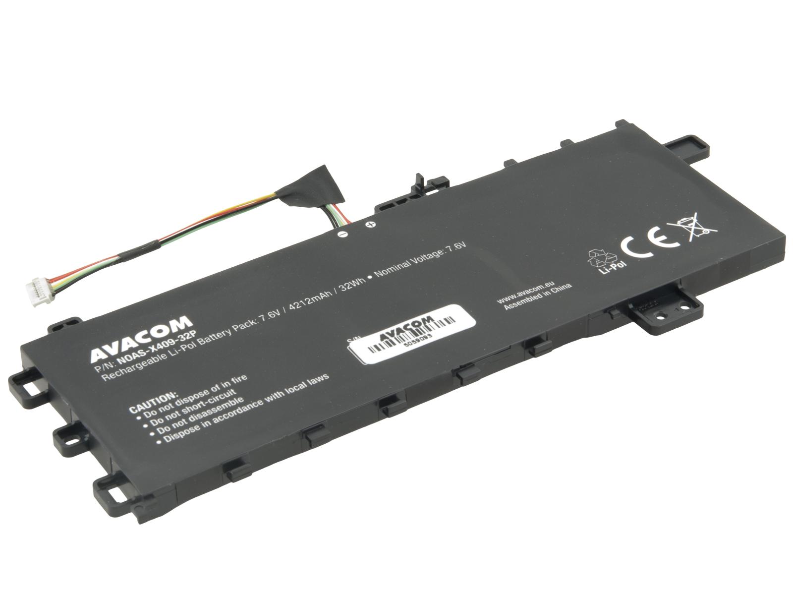 Fotografia produktu: Batéria AVACOM pre Asus VivoBook A409, X409, F409 Li-Pol 7,6 V 4212mAh 32Wh