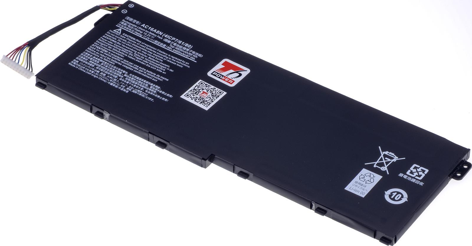 Fotografia produktu: Batéria T6 Power pre Acer Aspire Nitro VN7-593G, VN7-793G, 4605mAh, 69Wh, 4cell, Li-pol