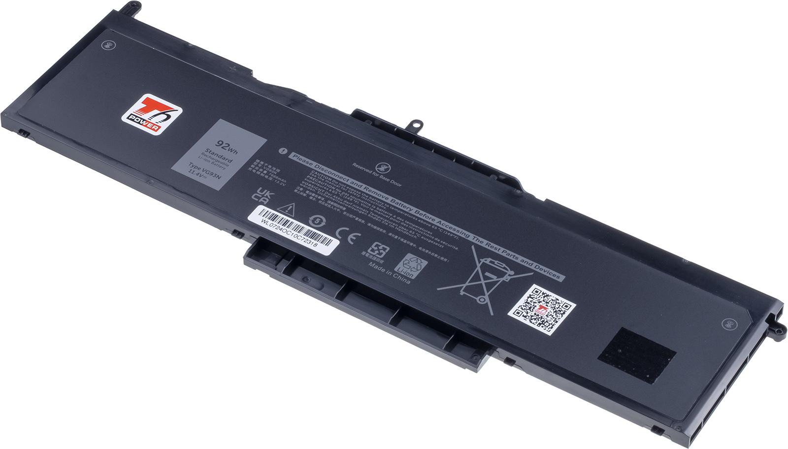 Fotografia produktu: Batéria T6 Power pre Dell Latitude 5580, 5591, Precision 3520, 3530, 8070mAh, 92Wh, 6cell, Li-pol