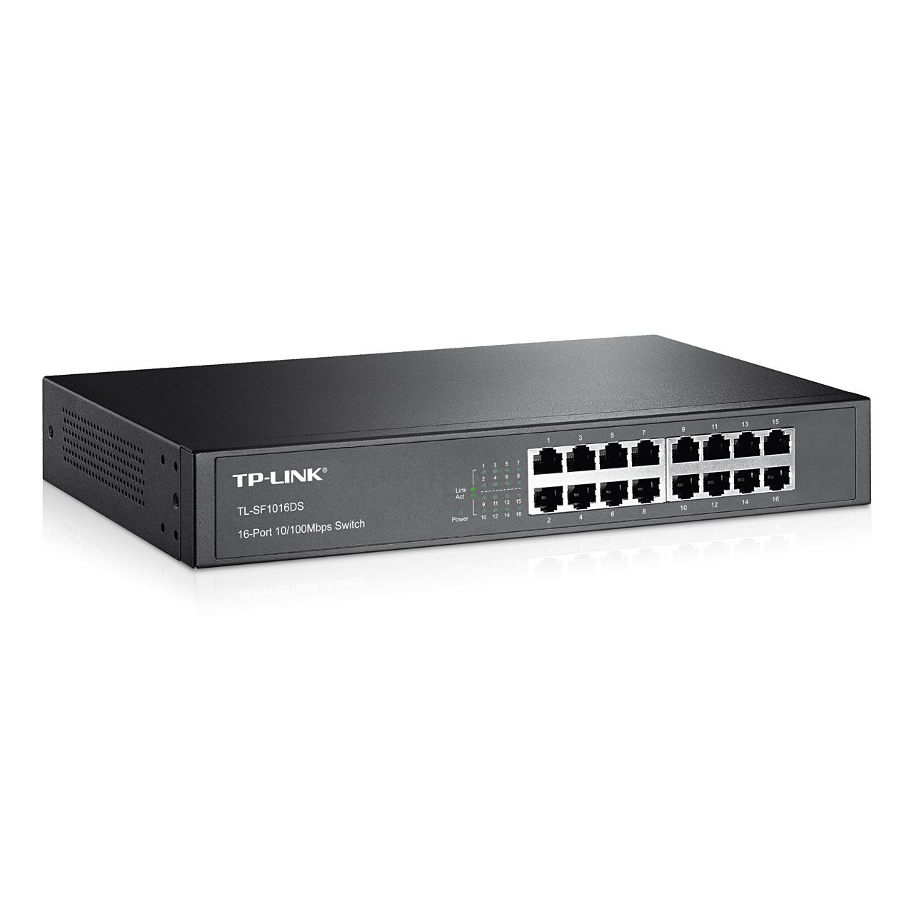 Fotografia produktu: TP-Link TL-SF1016DS 16x 10/100Mbps Switch
