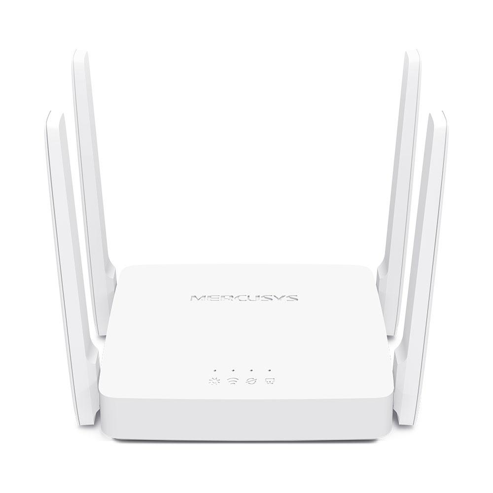 Fotografia produktu: Mercusys AC10 AC1200 router, 2xLAN, 1xWAN, 4x pevná anténa