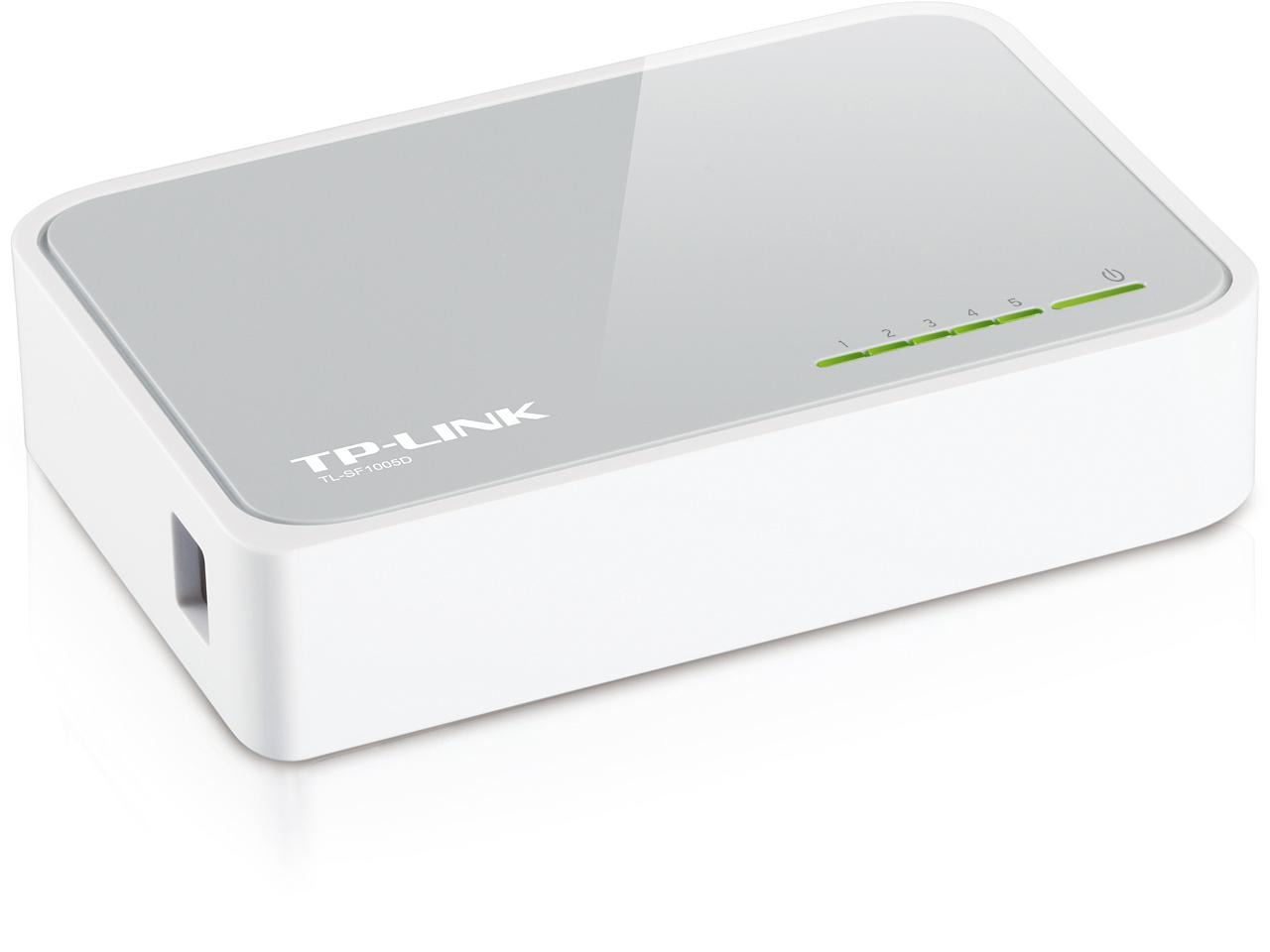 Fotografia produktu: TP-Link TL-SF1005D 5x 10/100Mbps Desktop Switch