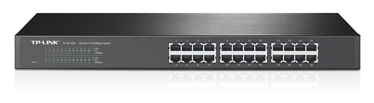 Fotografia produktu: TP-Link TL-SF1024 24x 10/100Mb Rackmount Switch