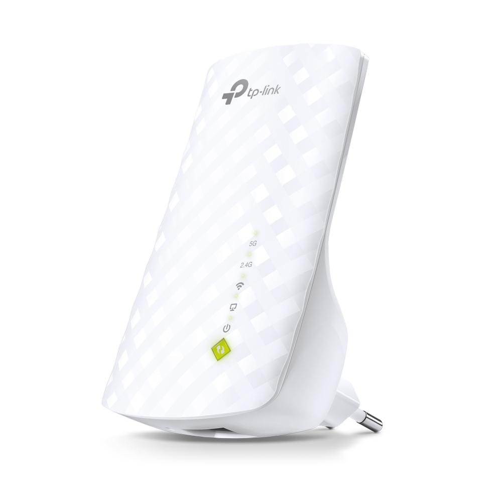 Fotografia produktu: TP-Link RE200 AC750 Dual Band Wifi Range Extender/AP, 3 interné antény, 1x10/100 RJ45, power schedule