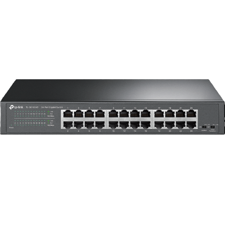 Fotografia produktu: TP-Link TL-SG1024D 24xGb stolný/rackový fanless switch