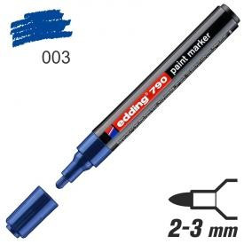 Popisovač Edding 790 lakový modrý 2-3mm