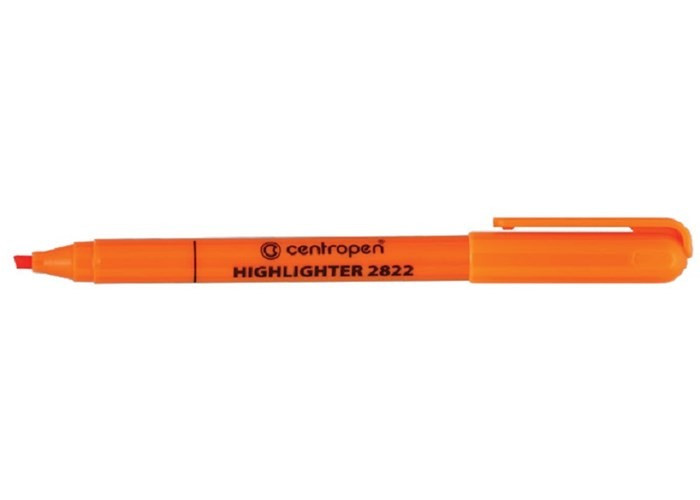 Zvýrazňovač Centropen 2822 oranžový klinový hrot šírka 1-3mm