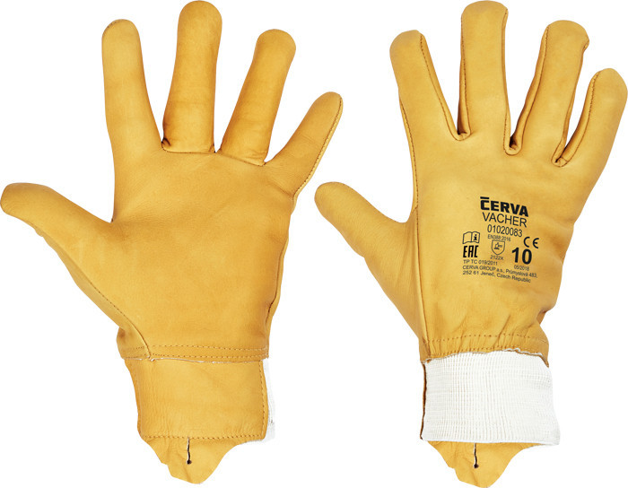 VACHER rukavice žltá 8