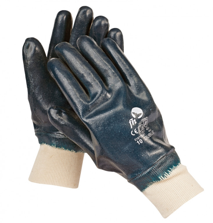 DUBIUS FH rukavice celomáč. nitril - 10