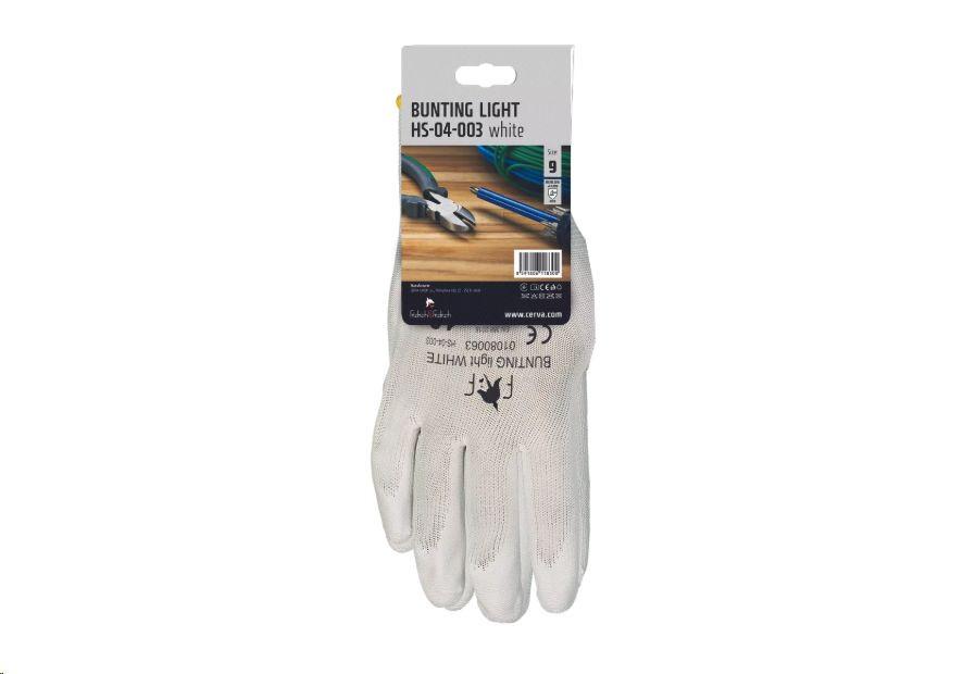 Fotografia produktu: FF BUNTING LIGHT HS-04-003 rukavice blist biela 11