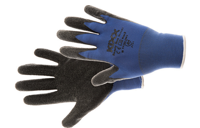 BEASTY BLUE rukavice nylon/late modrá 10