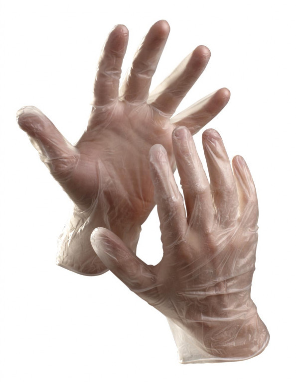 RAIL púdrované rukavice - L
