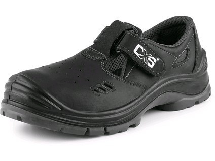 Obuv sandál CXS SAFETY STEEL IRON S1, čierny, veľ. 46