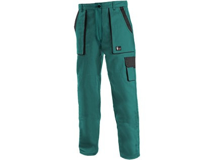Nohavice do pása CXS LUXY ELENA, dámske, zeleno-čierne, veľ. 50