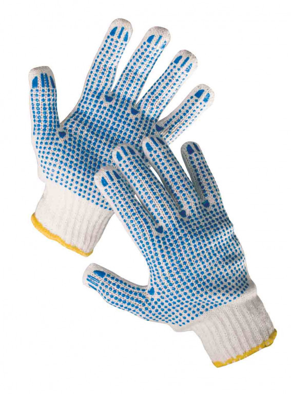 QUAIL rukavice TC s PVC terčíkmi - 10