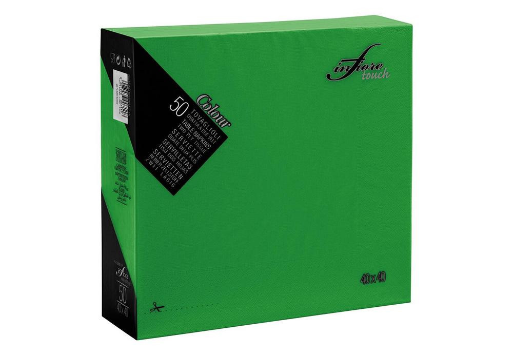 Obrúsky papierové INFIBRA 2vrs. 33x33cm svetlo zelená 50ks